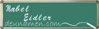 Mabel Eidler Visitenkarte